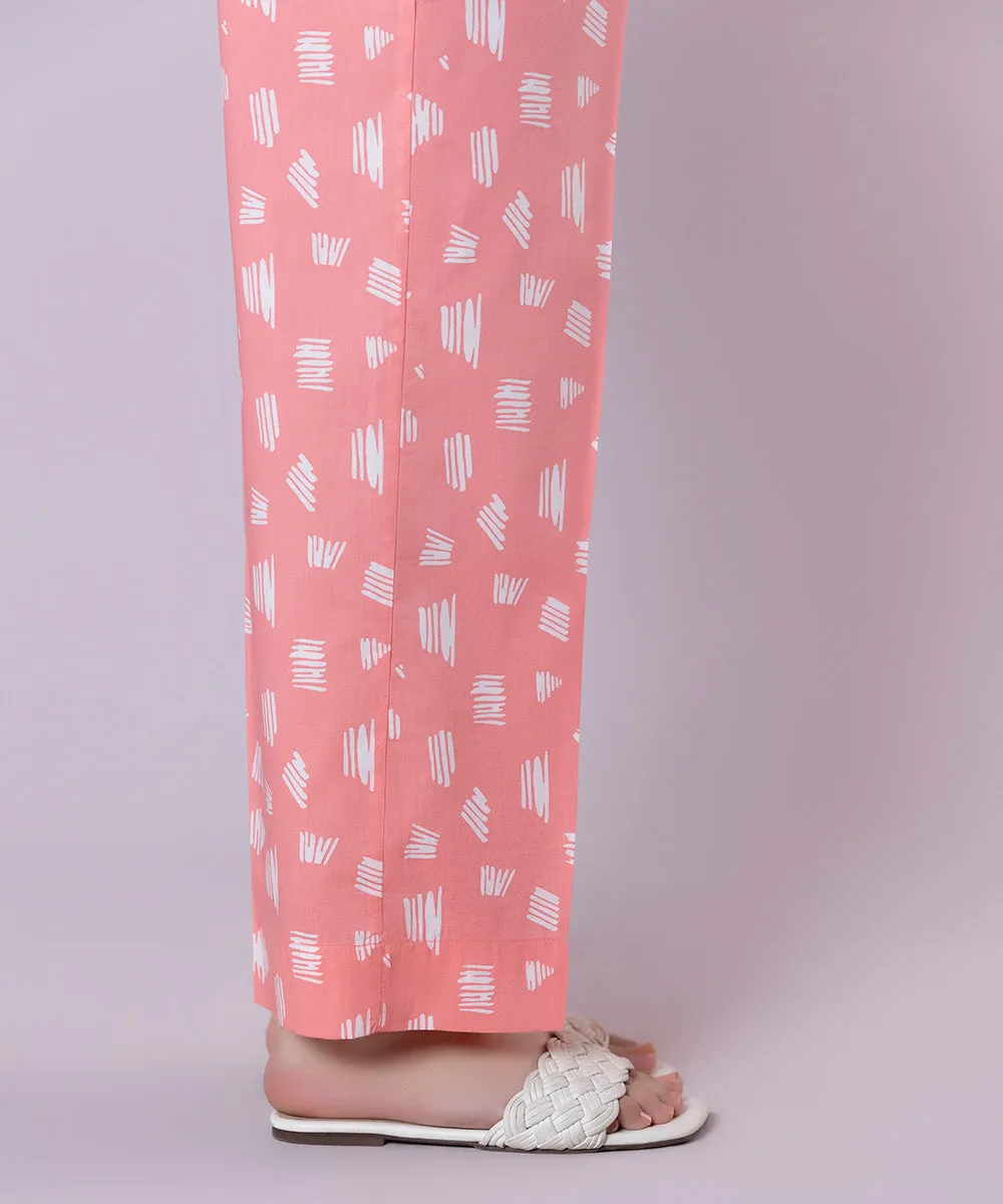 Printed Cotton Viscose Pants