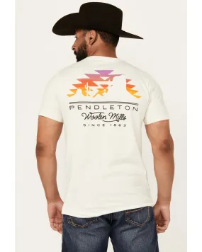 Product Name:  Pendleton Men's Boot Barn Exclusive Desert Sunset Short Logo Sleeve Graphic T-Shirt