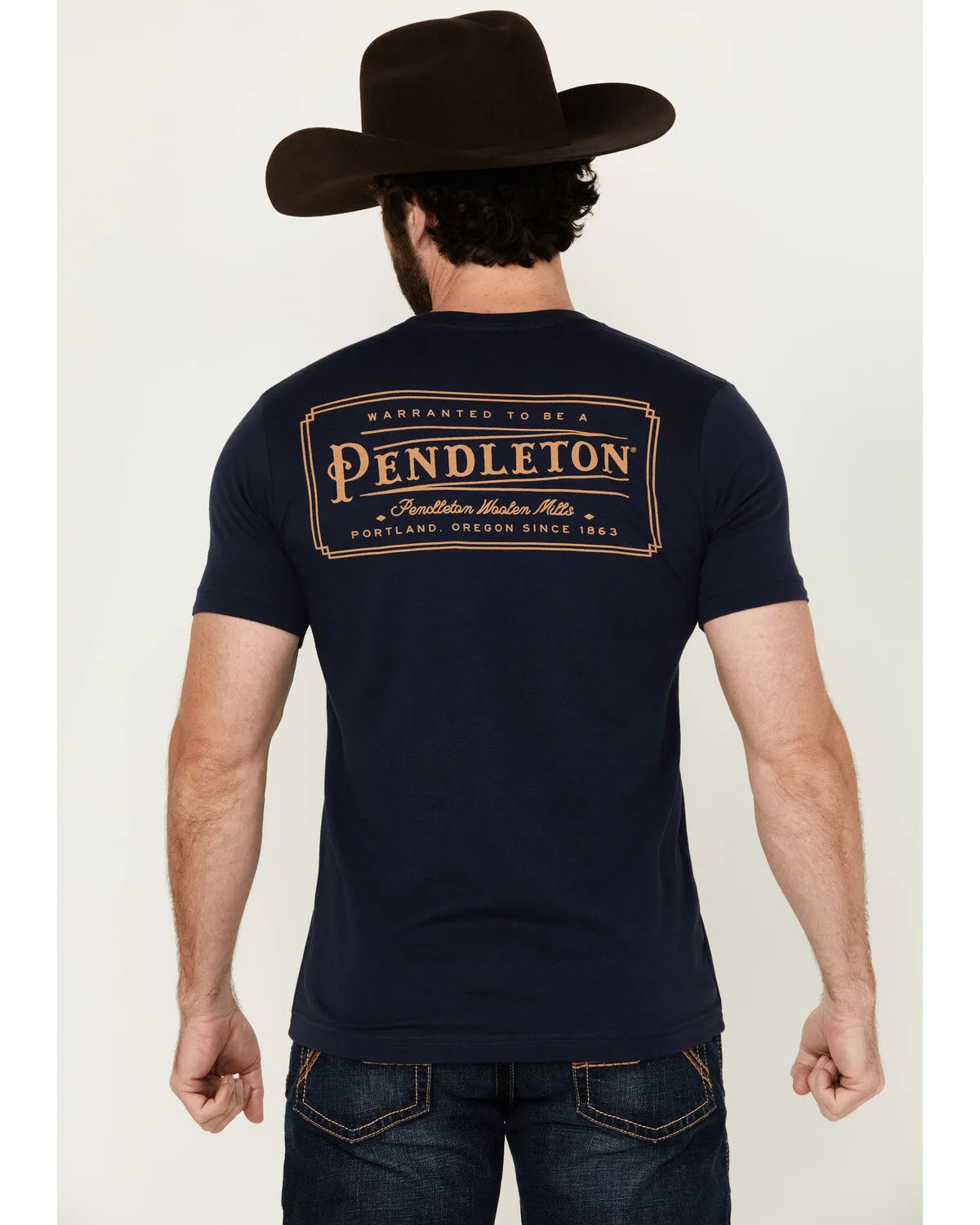 Product Name:  Pendleton Men's Rectangle Logo Short Sleeve Graphic T-Shirt