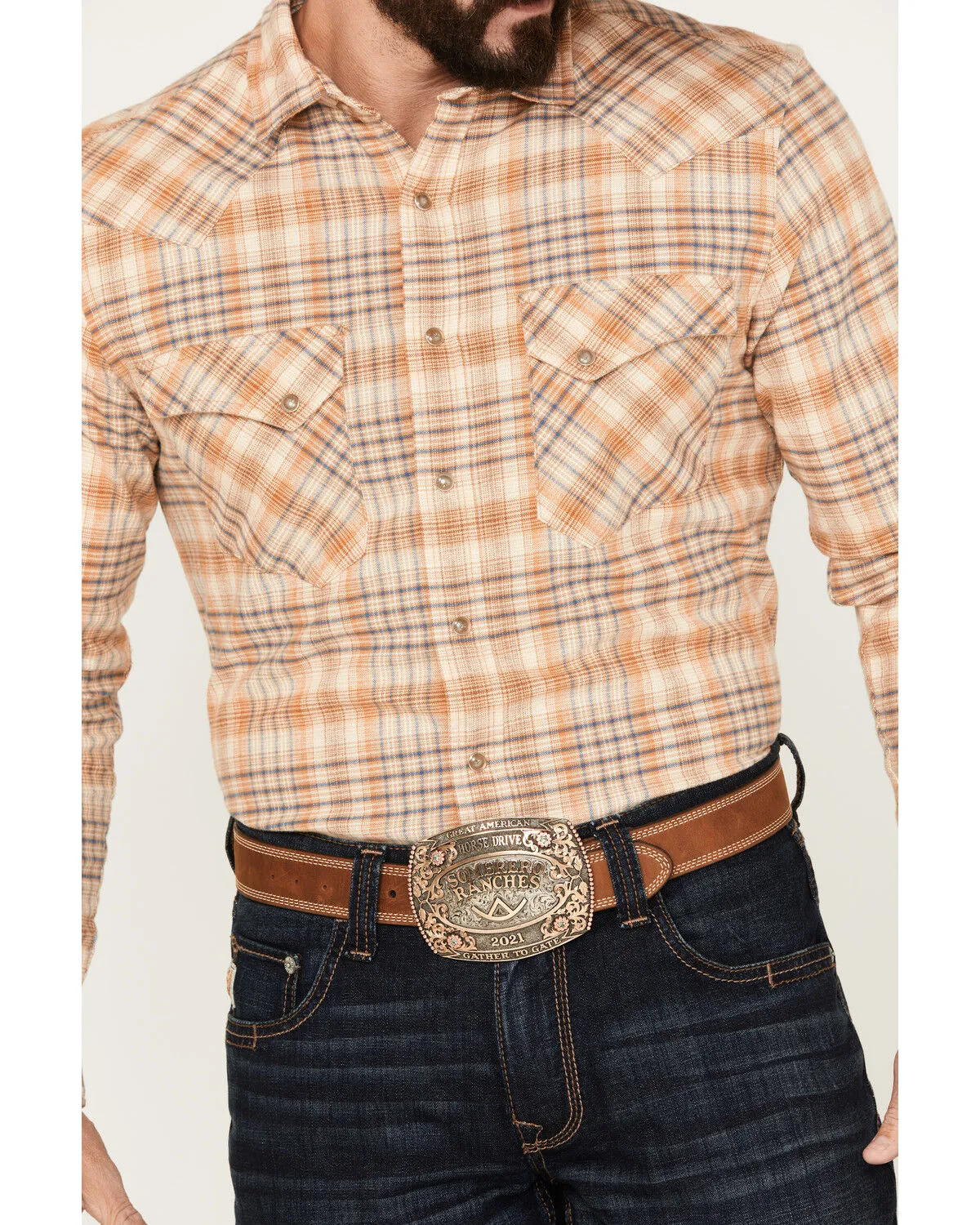 Product Name:  Pendleton Men's Wyatt Long Sleeve Snap Western Shirt