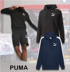 PUMA  |Pullovers Unisex Street Style Long Sleeves Plain Cotton Logo