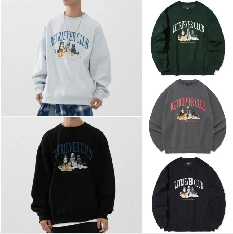 Retriever Club  |Unisex Street Style Long Sleeves Sweatshirts