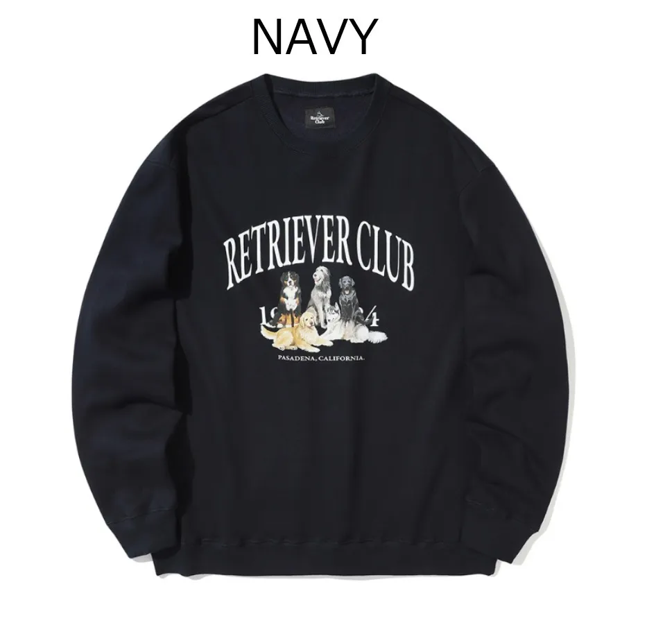 Retriever Club  |Unisex Street Style Long Sleeves Sweatshirts