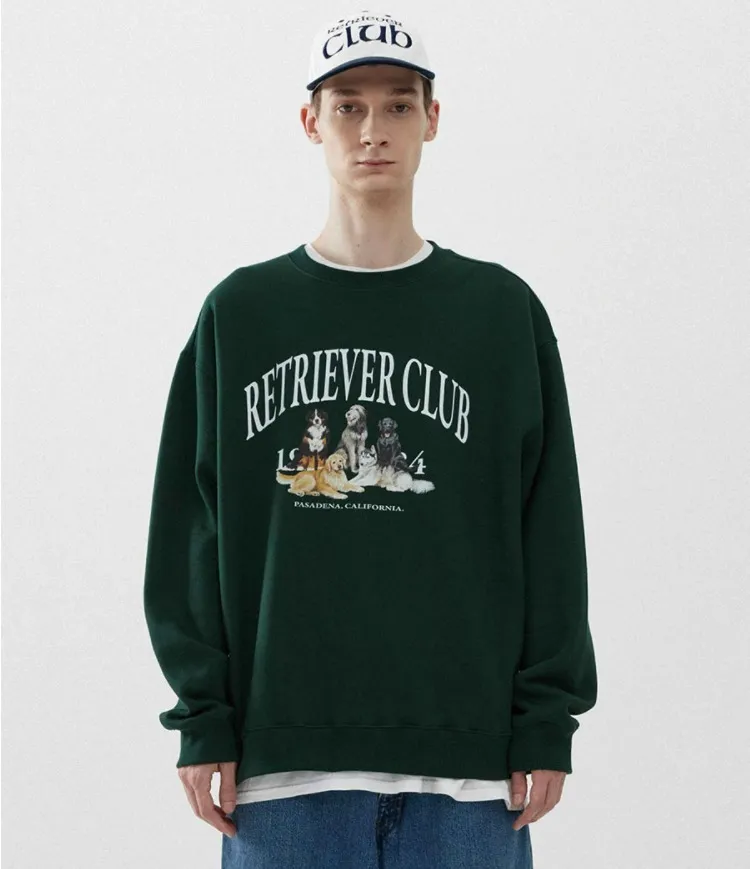 Retriever Club  |Unisex Street Style Long Sleeves Sweatshirts