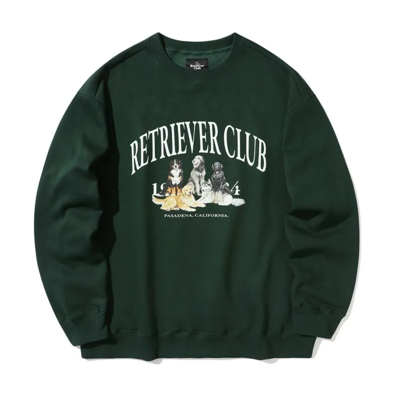 Retriever Club  |Unisex Street Style Long Sleeves Sweatshirts