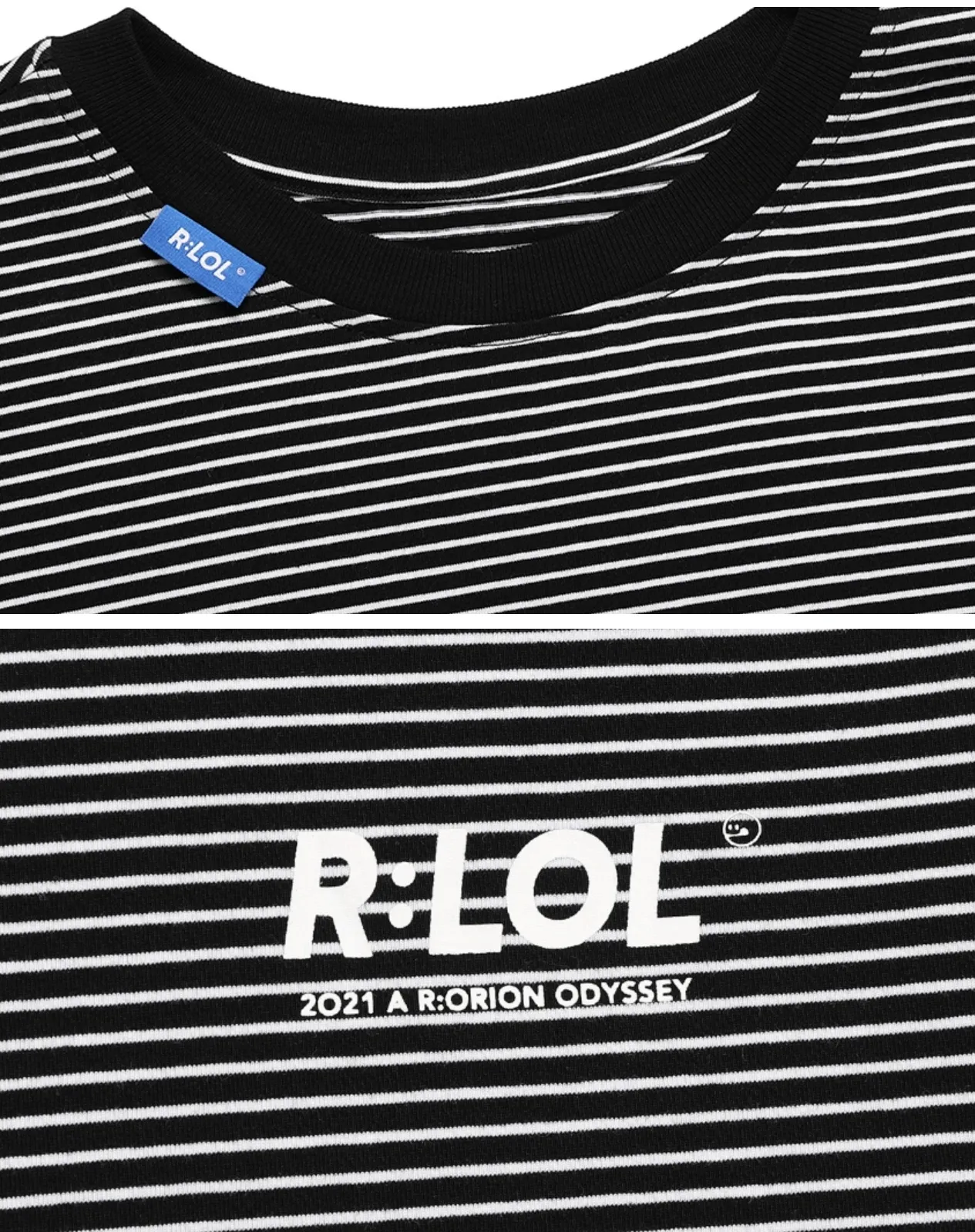 rolarola  |Stripes Unisex U-Neck Long Sleeves Cotton