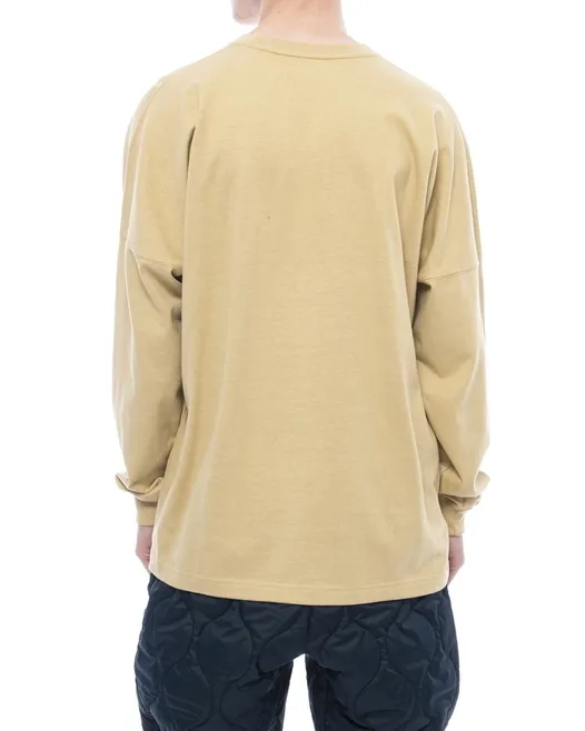 RVCA  |Crew Neck Unisex Long Sleeves Plain Long Sleeve T-shirt Logo