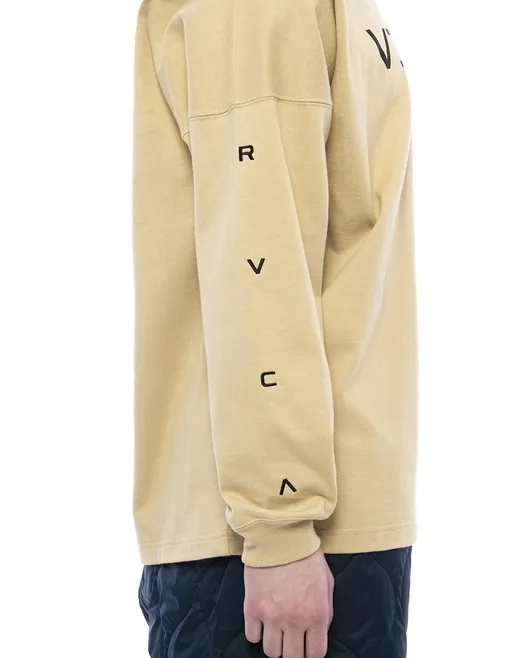 RVCA  |Crew Neck Unisex Long Sleeves Plain Long Sleeve T-shirt Logo