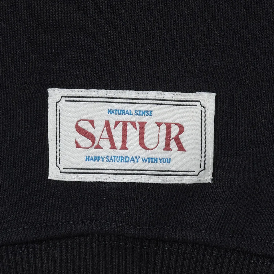 SATUR  |Unisex Street Style Long Sleeves Plain Cotton