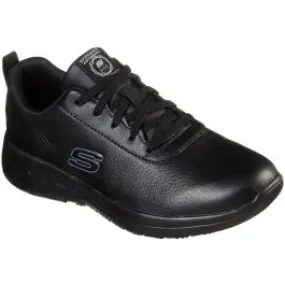 Skechers Womens Marsing Gmina Slip Resistant Leather Shoes