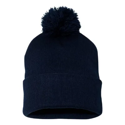 Sportsman Pom Pom 12 Knit Beanie