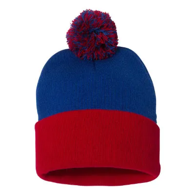 Sportsman Pom Pom 12 Knit Beanie