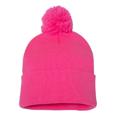 Sportsman Pom Pom 12 Knit Beanie