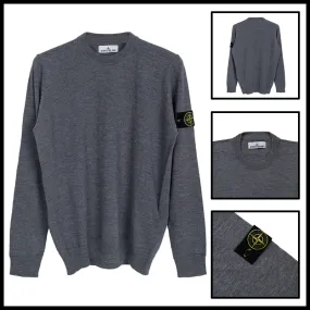 STONE ISLAND  |Crew Neck Wool Street Style Long Sleeves Plain