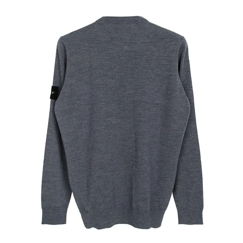 STONE ISLAND  |Crew Neck Wool Street Style Long Sleeves Plain