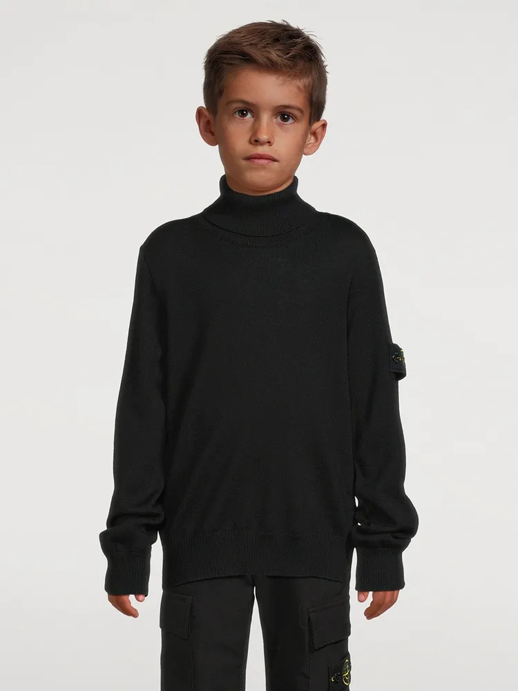 STONE ISLAND Wool Turtleneck Sweater