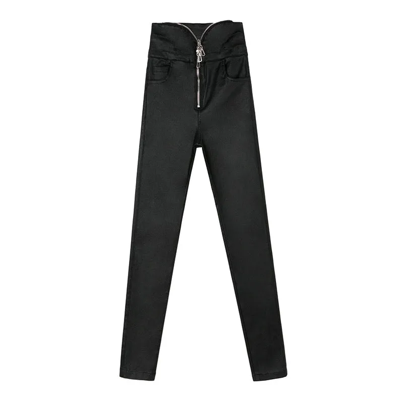 SUTTON FAUX LEATHER PANTS