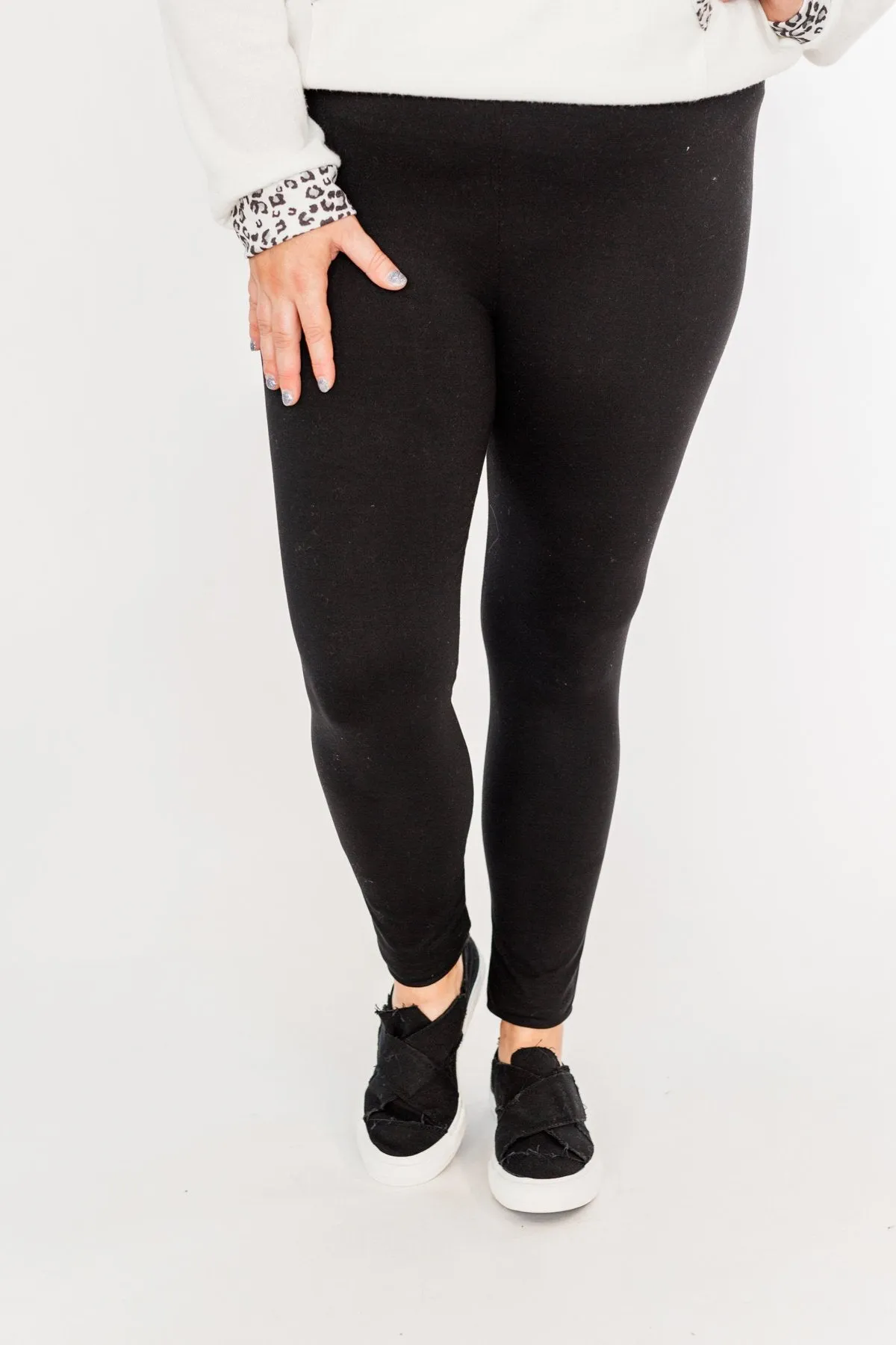 Take Me With You Lounge Leggings- Black