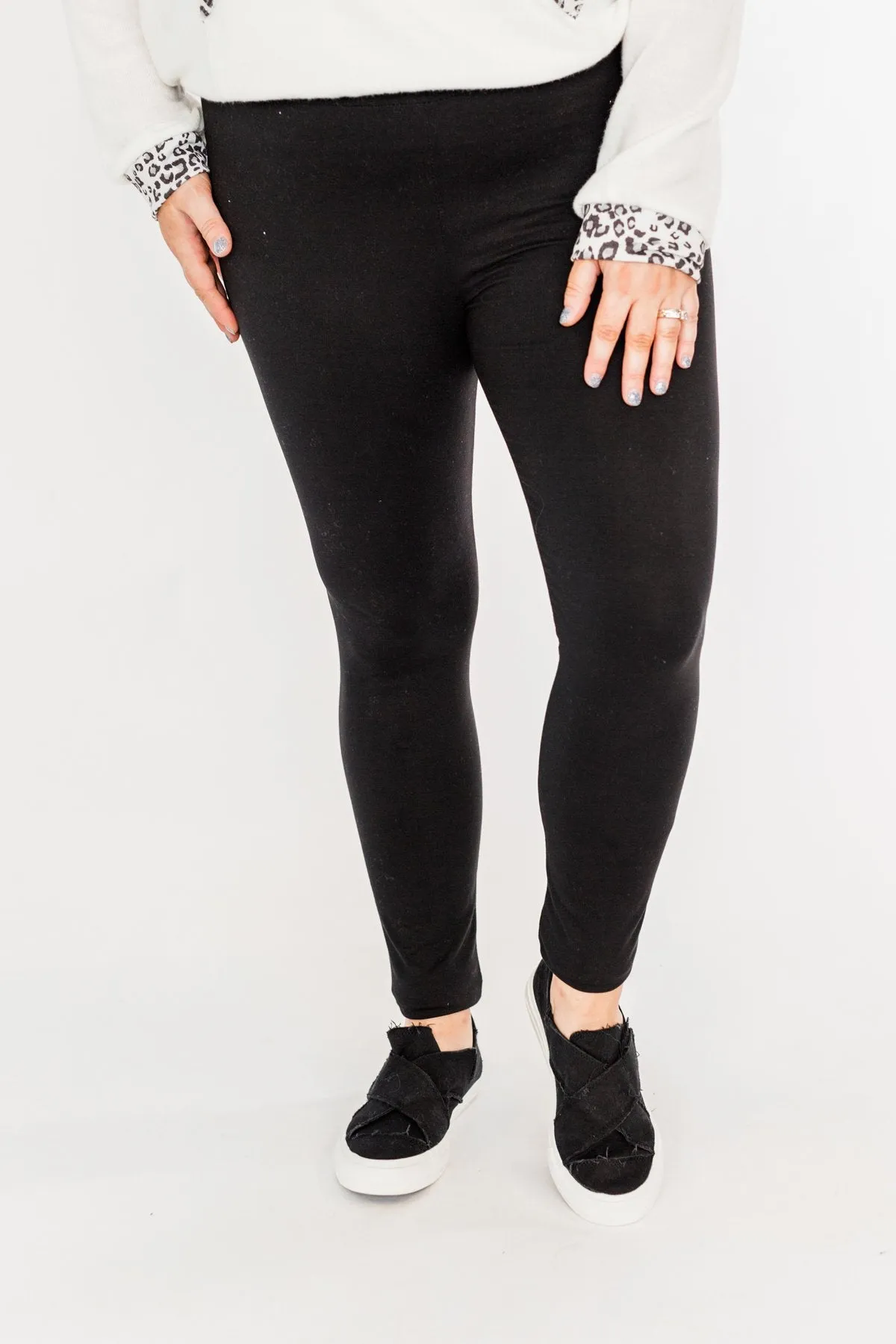 Take Me With You Lounge Leggings- Black