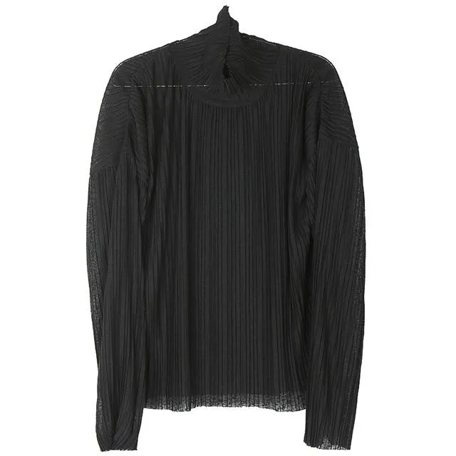 Takiyo Pleated Long Sleeve Shirt