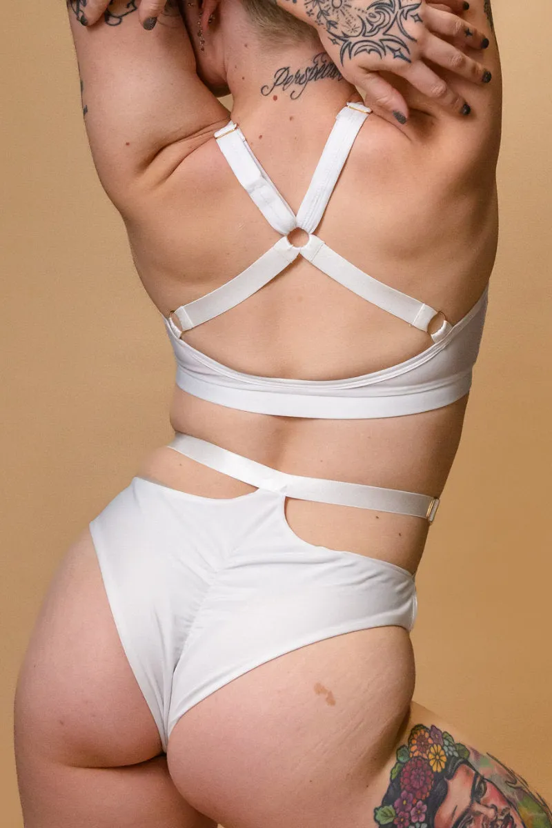 Tatiana Activewear Harley Top - Matte White