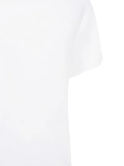 THOM BROWNE  |Crew Neck Pullovers U-Neck Plain Cotton Short Sleeves Logo