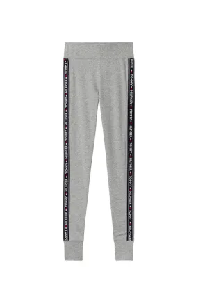 Tommy Hilfiger Women Leggings Side Logo Grey