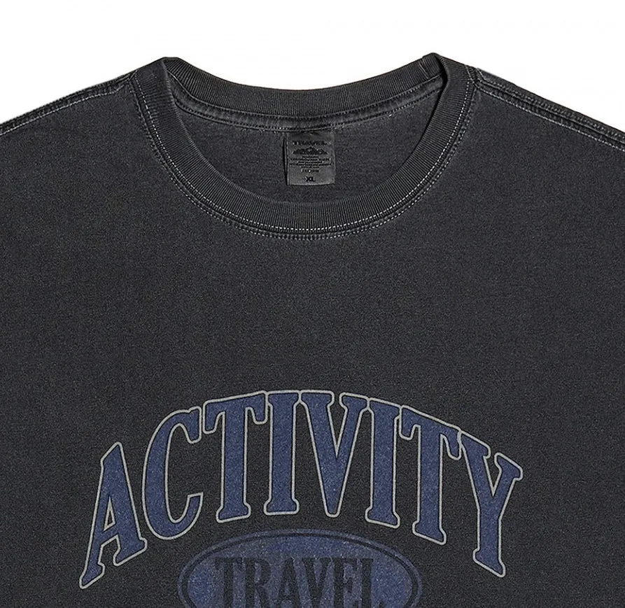 TRAVEL  |Unisex Street Style Short Sleeves Logo T-Shirts