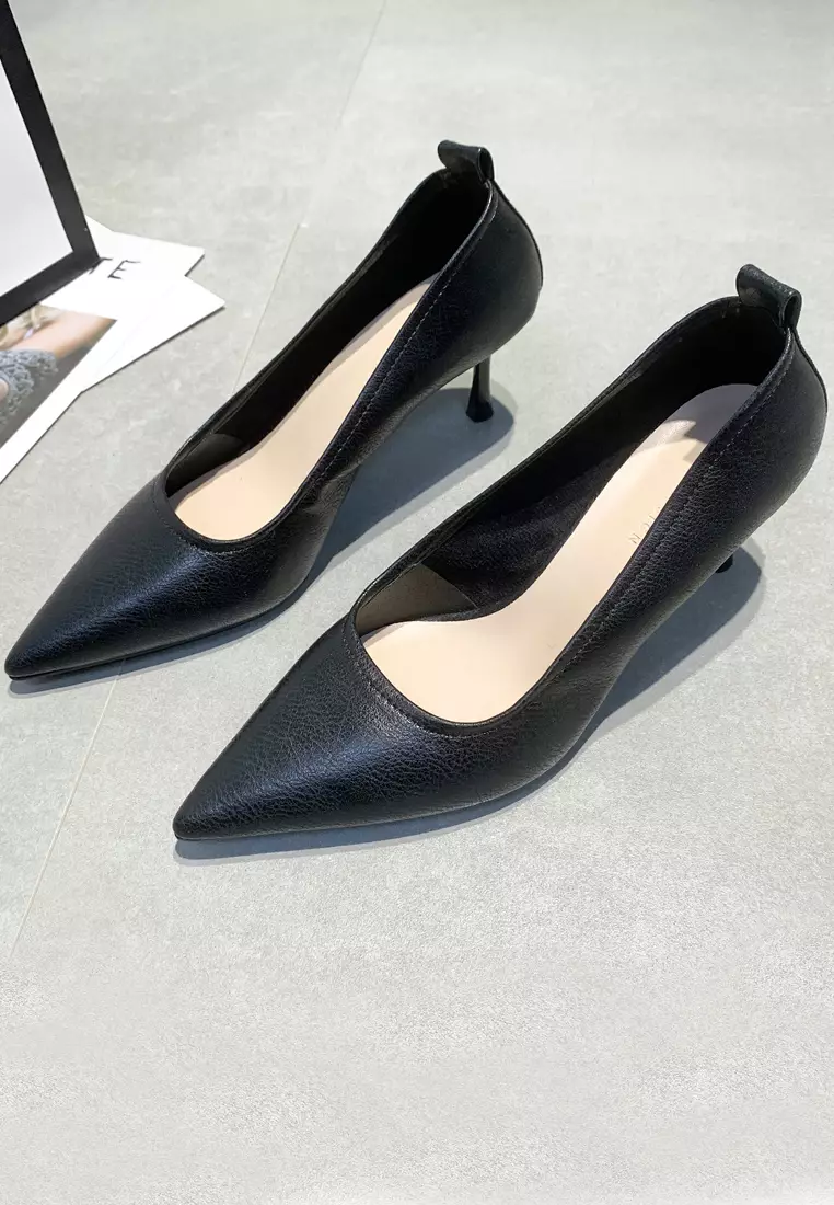 Twenty Eight Shoes 6.5CM Soft Synthetic Leather Round Pumps 2065-8