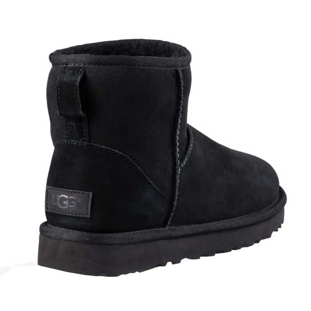 UGG Classic Mini II Shearling Lined Boot Black (Women's)