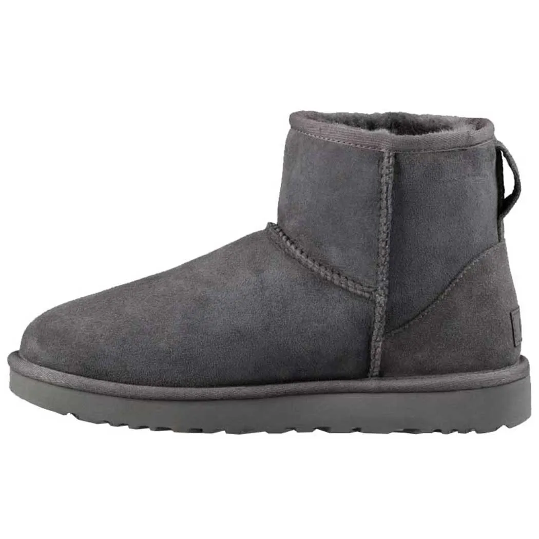 UGG Classic Mini II Shearling Lined Boot Grey (Women's)