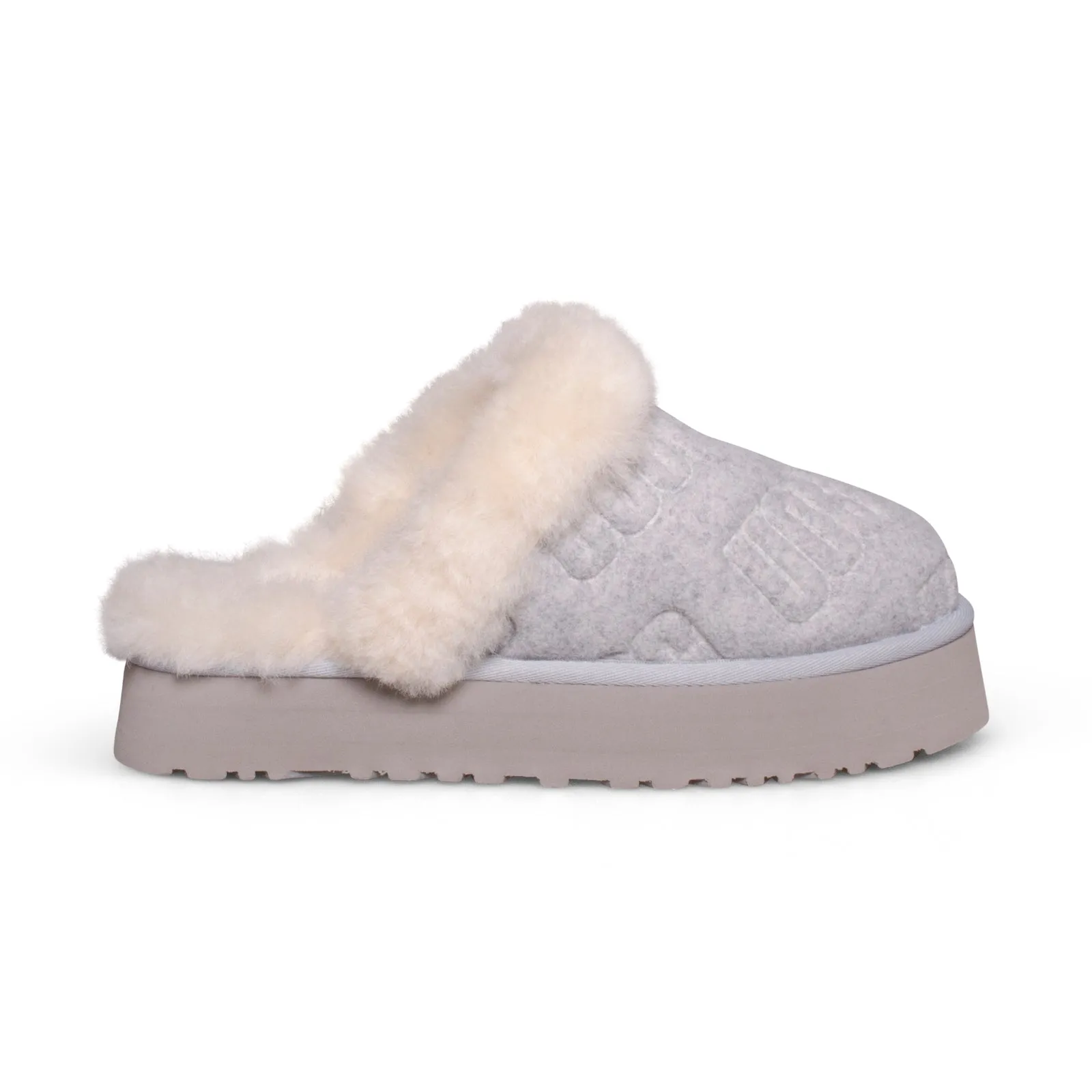 UGG Disquette Felted Grey Slippers - Women's