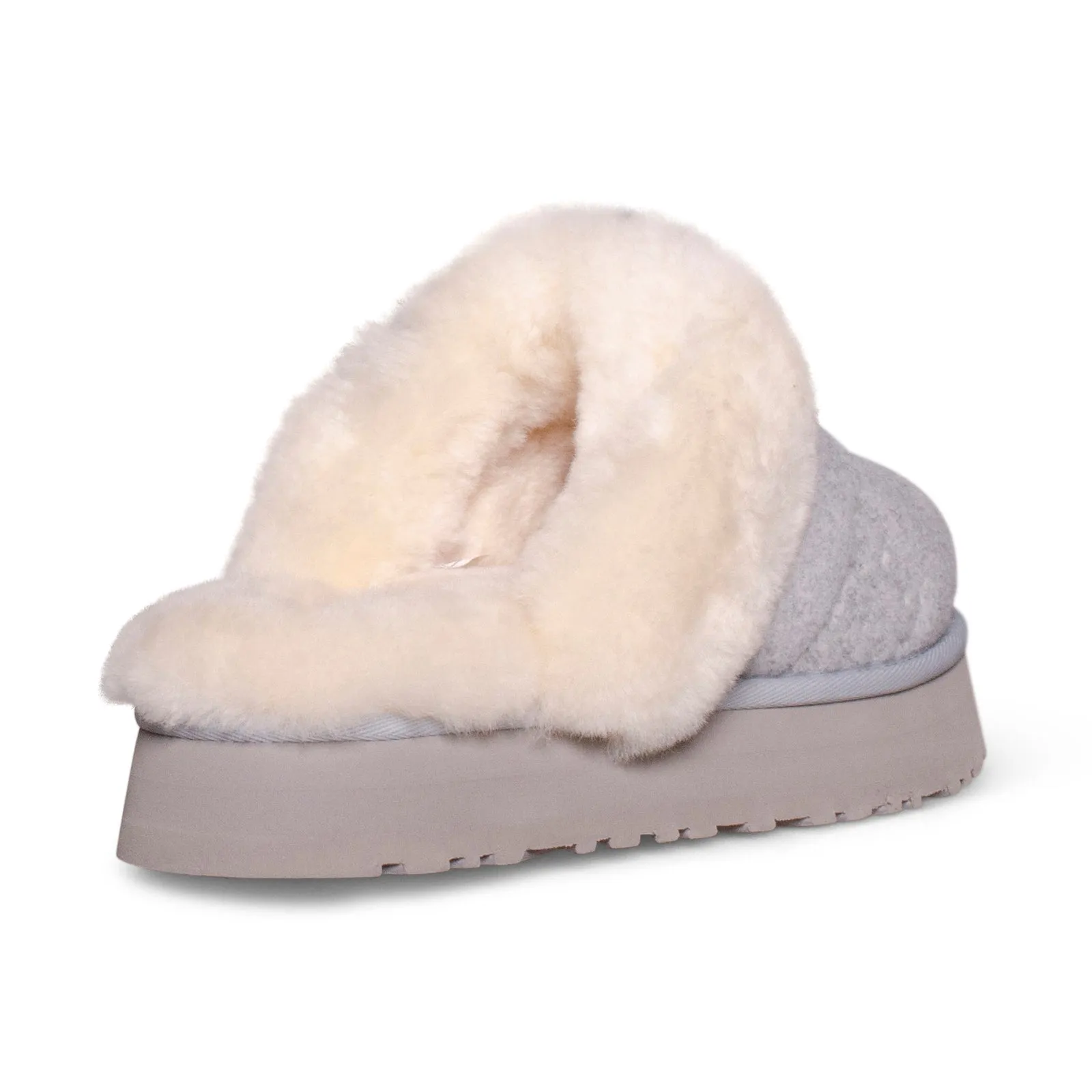 UGG Disquette Felted Grey Slippers - Women's