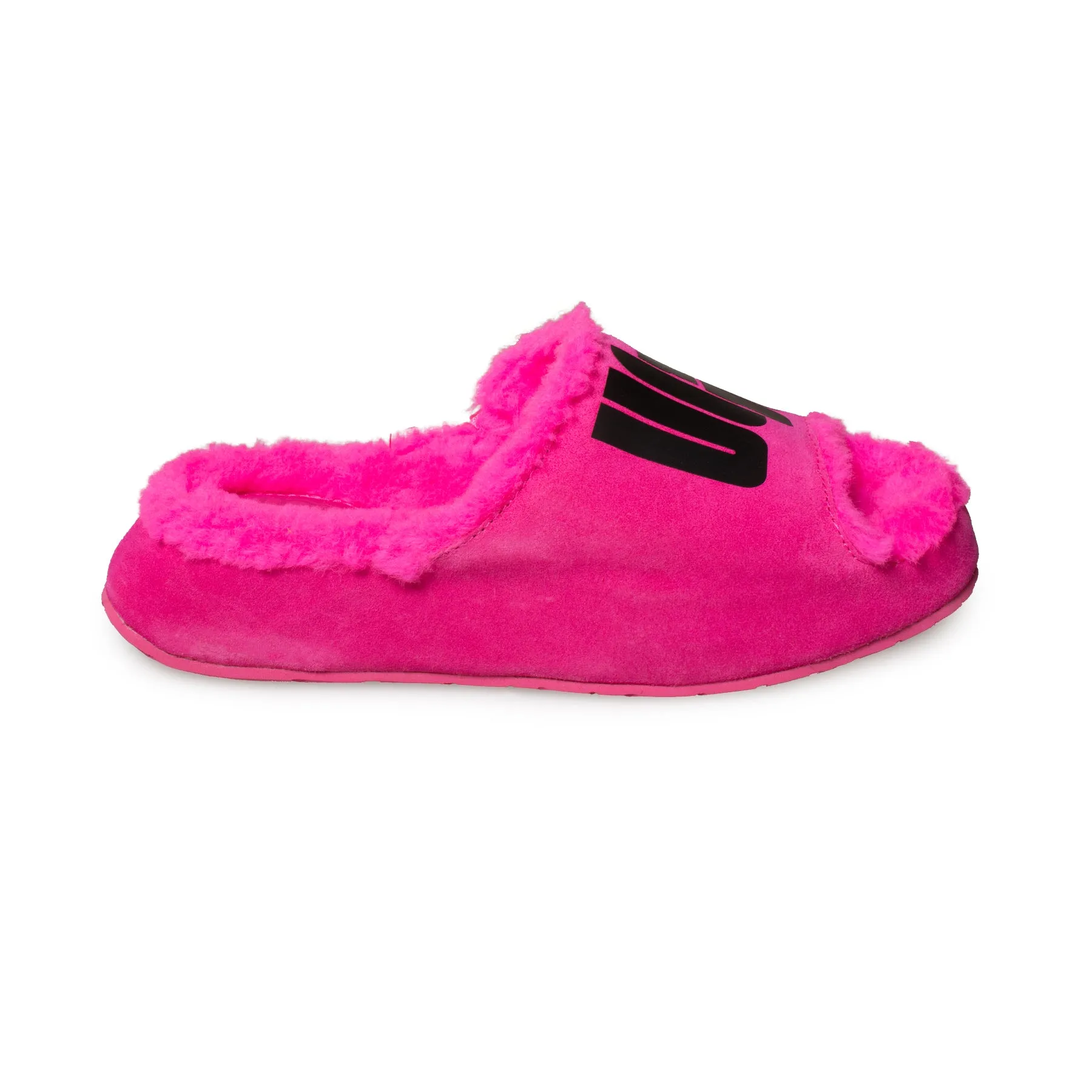 UGG Pierside Slide Chopd Taffy Pink Slippers - Women's