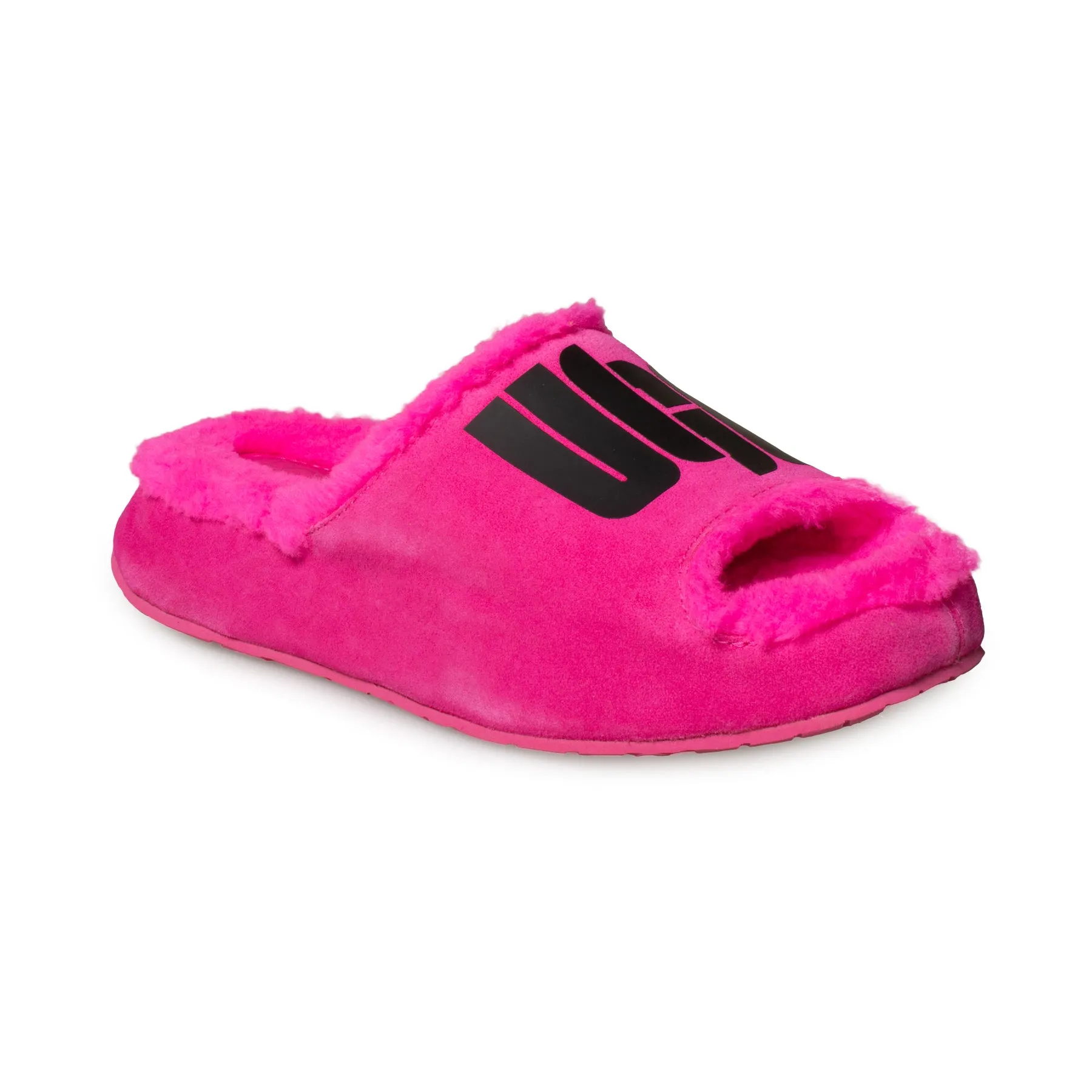 UGG Pierside Slide Chopd Taffy Pink Slippers - Women's