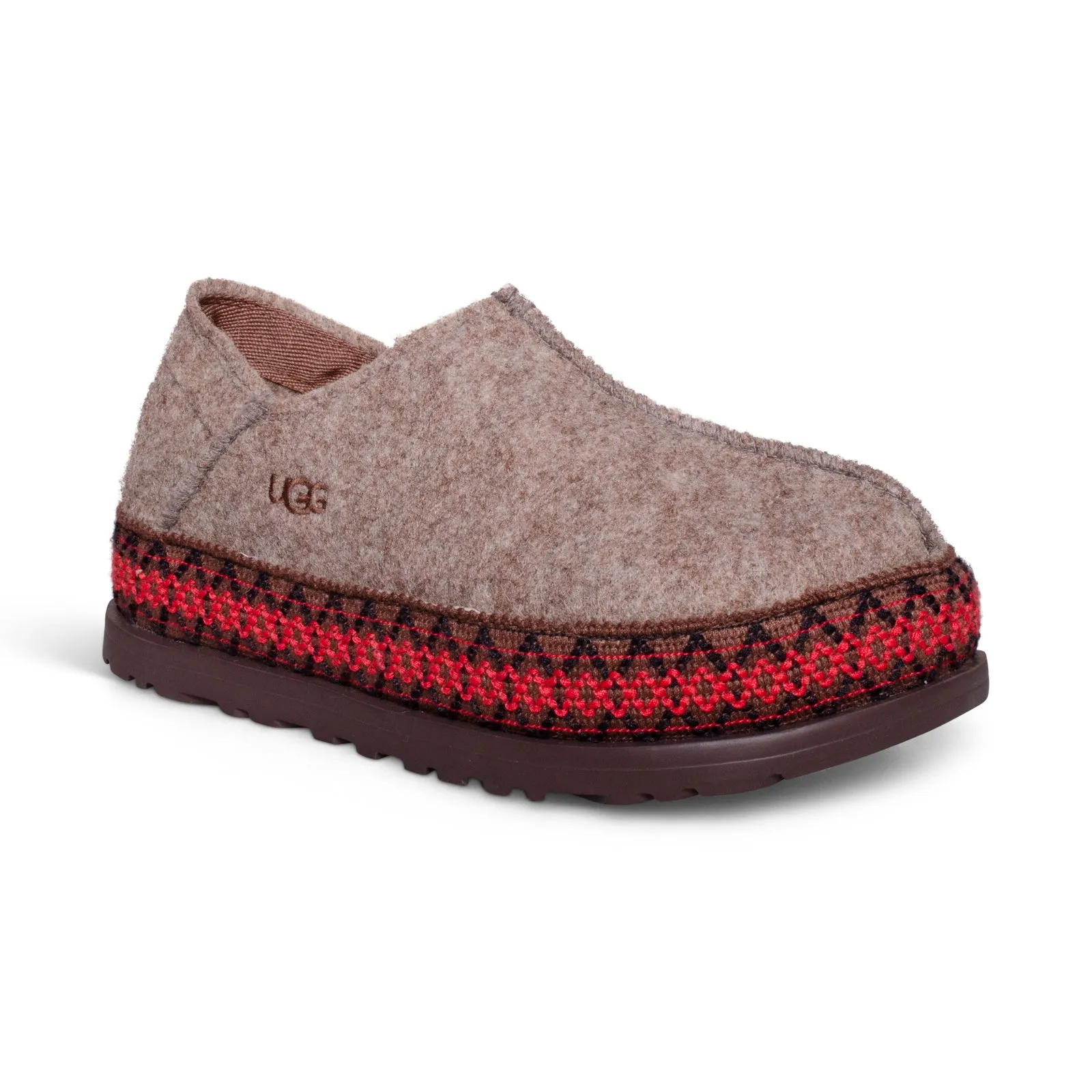 UGG Tasman Felt Chestnut Nordic Slippers - Women's