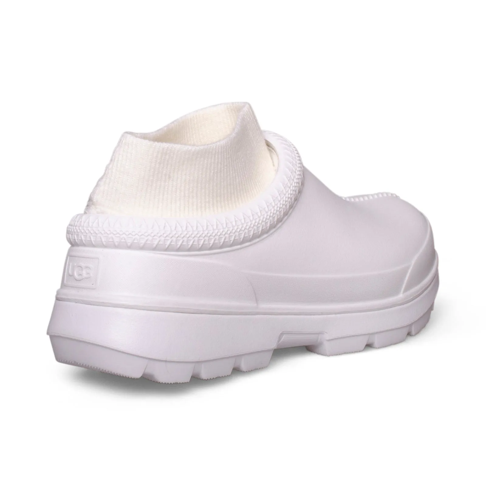 UGG Tasman X Bright White Rain Clog Shoes - Women's