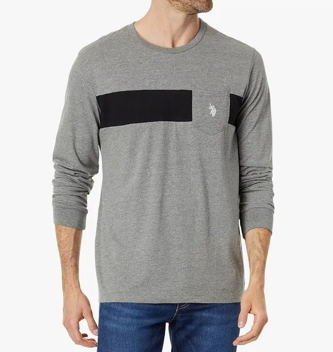 US POLO ASSN.  |Street Style Long Sleeves Long Sleeve T-shirt Logo