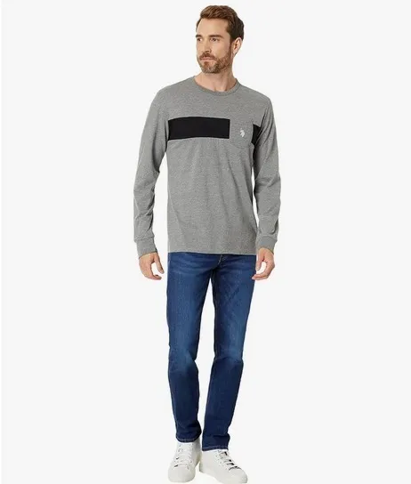 US POLO ASSN.  |Street Style Long Sleeves Long Sleeve T-shirt Logo