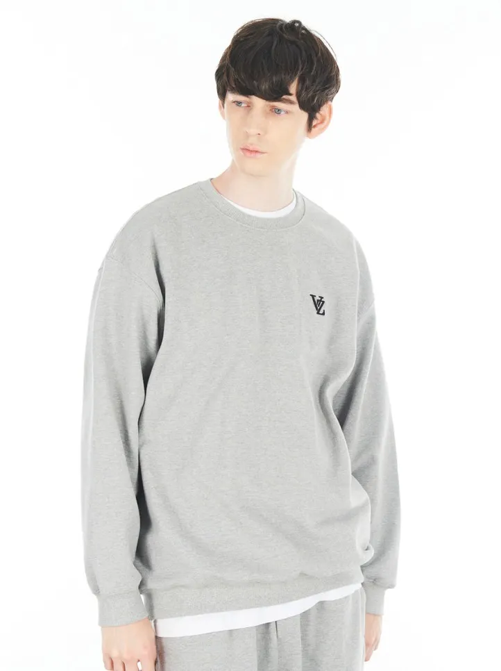 VARZAR  |Unisex Street Style Long Sleeves Cotton Logo Sweatshirts