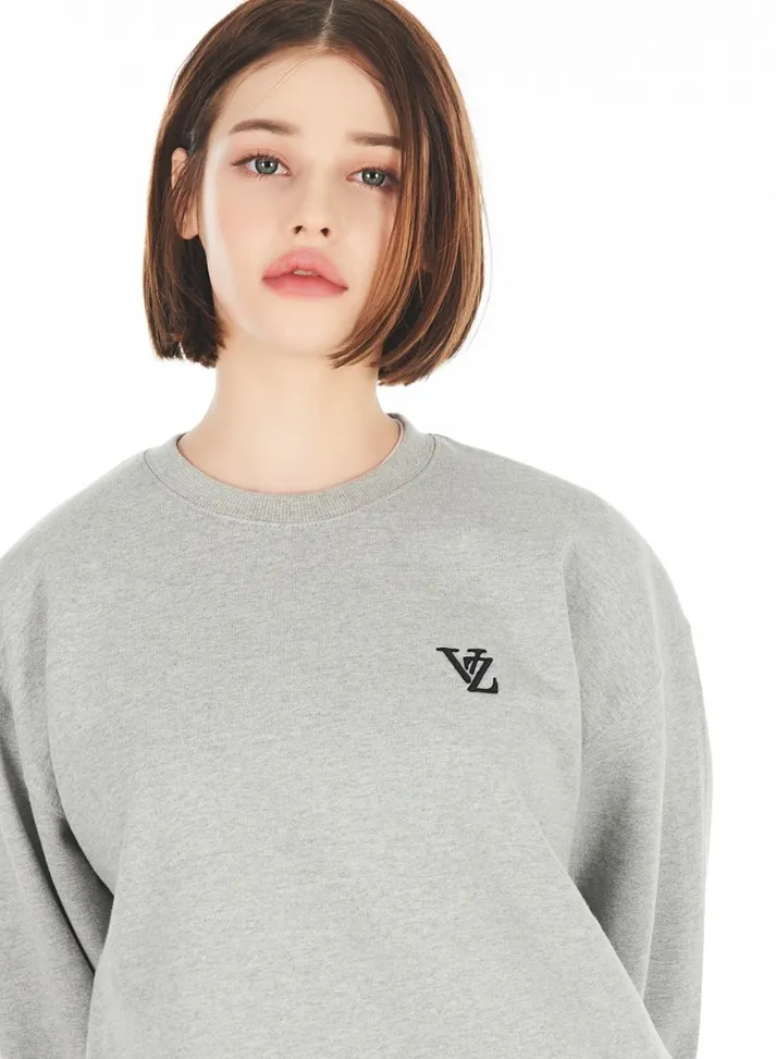 VARZAR  |Unisex Street Style Long Sleeves Cotton Logo Sweatshirts