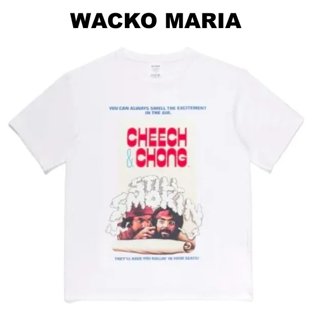 WACKO MARIA  |Crew Neck Pullovers Unisex Street Style Cotton Short Sleeves