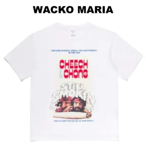 WACKO MARIA  |Crew Neck Pullovers Unisex Street Style Cotton Short Sleeves