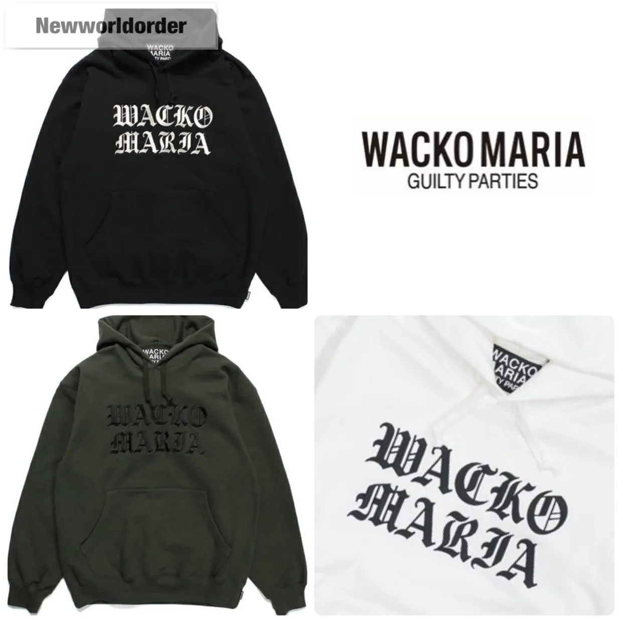 WACKO MARIA  |Pullovers Unisex Street Style Long Sleeves Cotton Logo