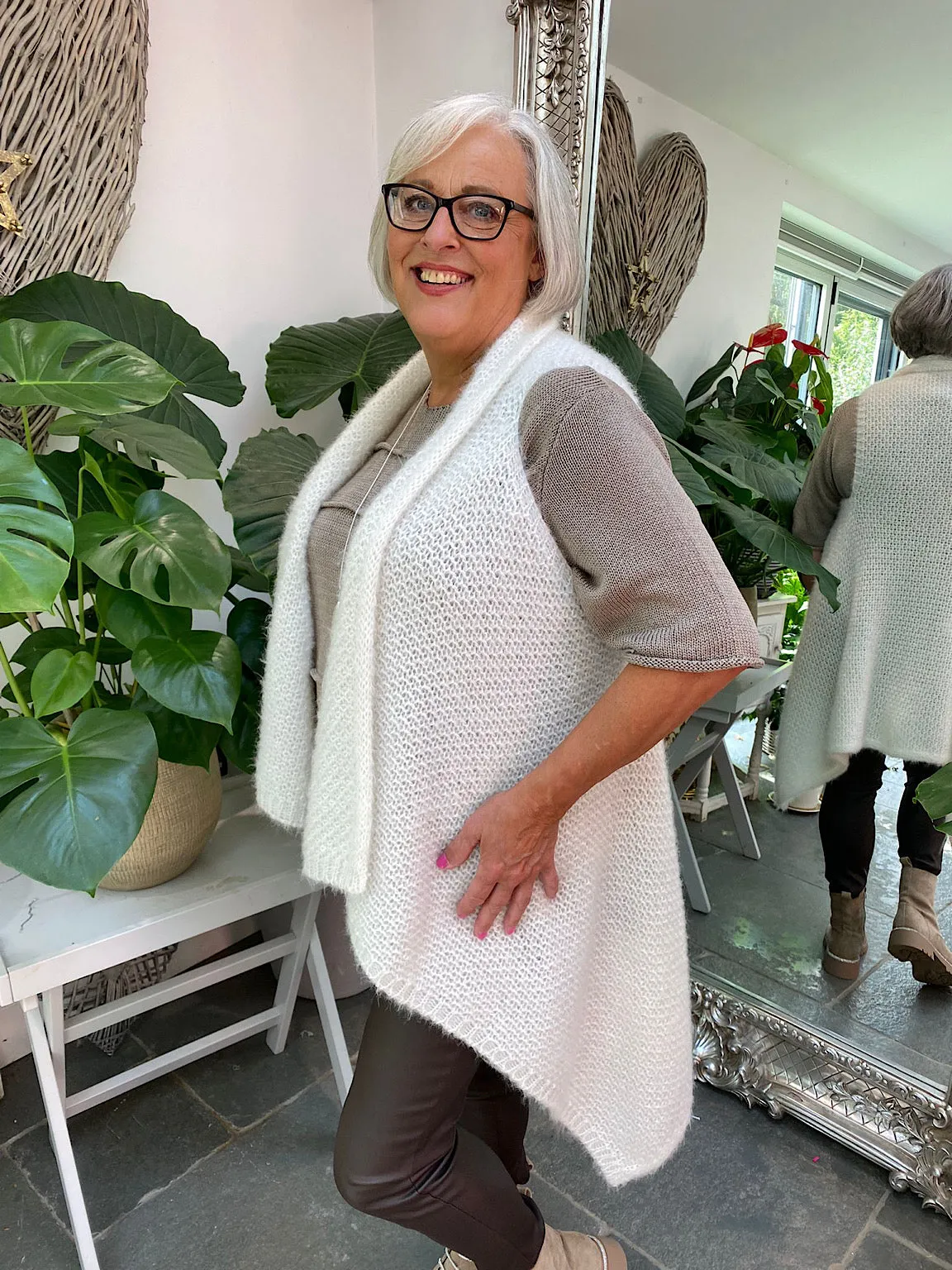 Waterfall Sleeveless Cardigan Libby