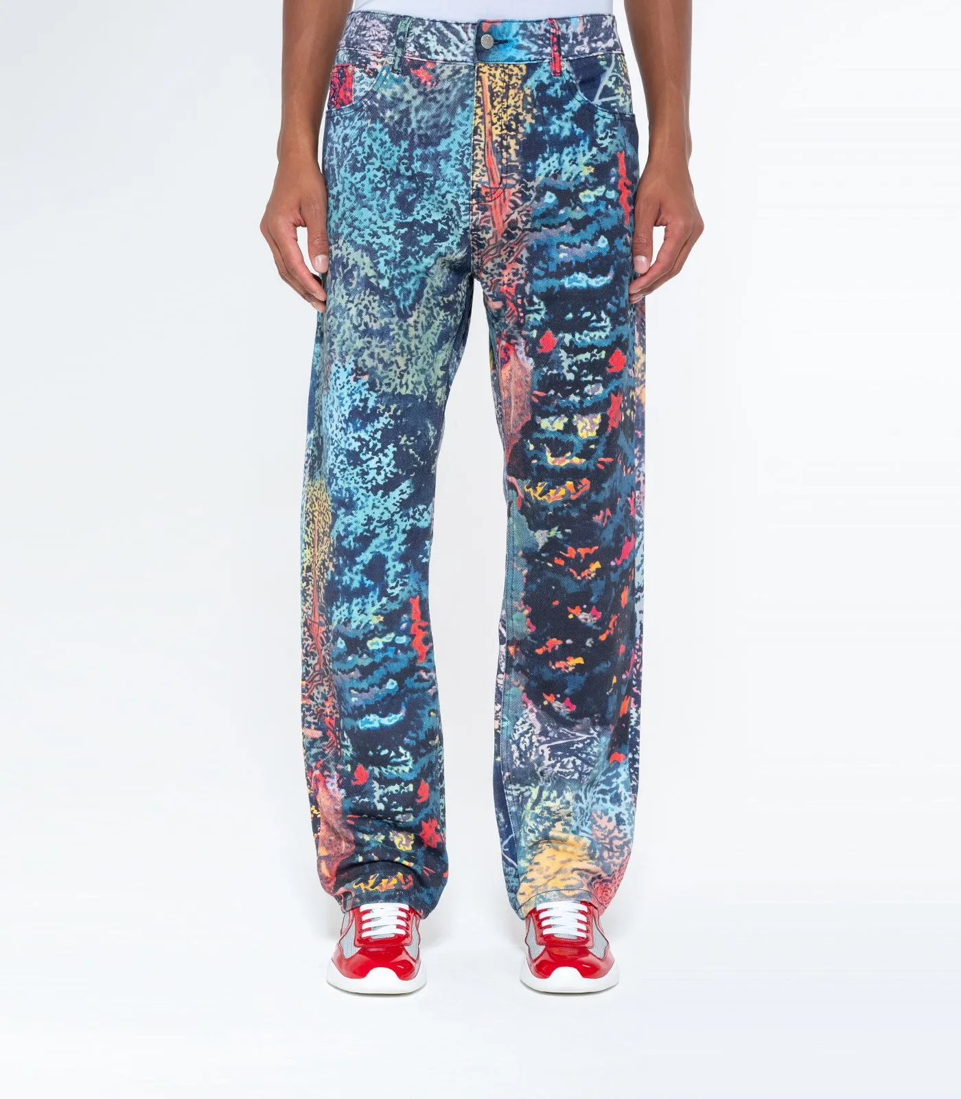 WILDERNESS DENIM PANTS - MULTI