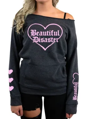 Women's Sweetheart Off The Shoulder Sweatshirt