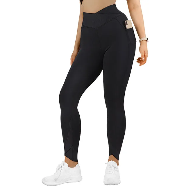 Workout Sportswear Black Gym Leggings Yoga Pant