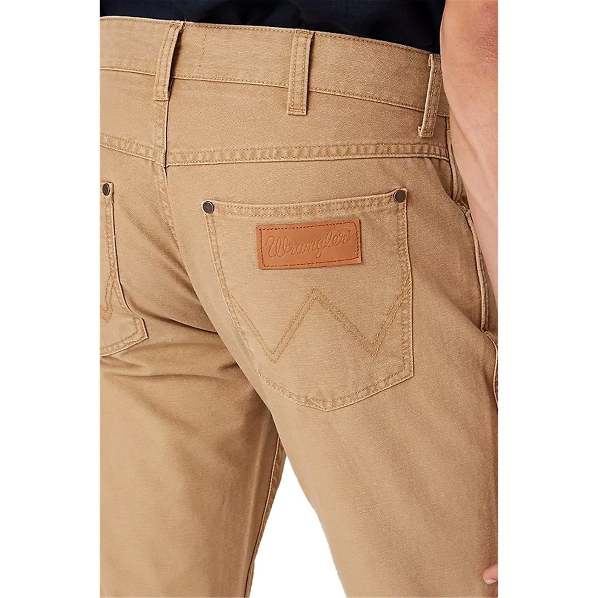 Wrangler Greensboro Straight DR Soft Fabric Jeans Tigers Eye