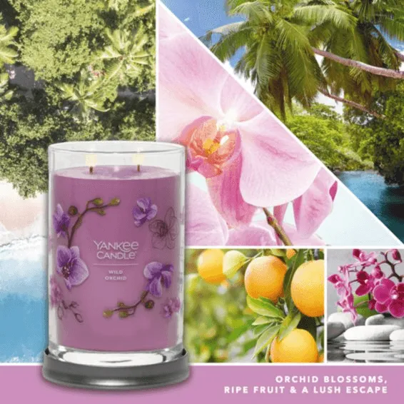 Yankee Candle Wild Orchid Signature Collection Large Tumbler Jar